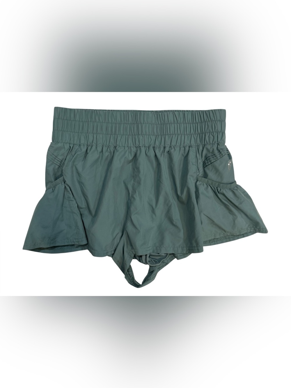 free people movement teal get your flirt on shorts